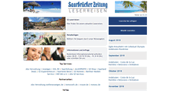 Desktop Screenshot of leserreisen.saarbruecker-zeitung.de